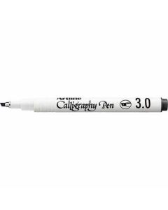 ปากกาคอแร้ง (3.0mm) หัวตัด Black