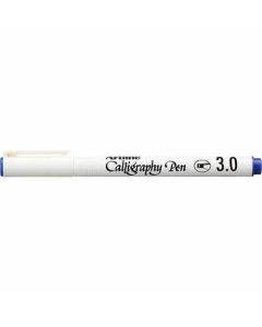 ปากกาคอแร้ง (3.0mm) Flat Nib Blue