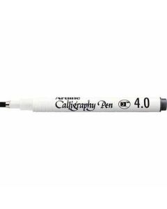 ปากกาคอแร้ง (4.0mm) Flat Nib Black