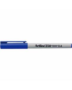 ปากกาเคมี Artline 250 (0.4mm) หัวเข็ม Blue
