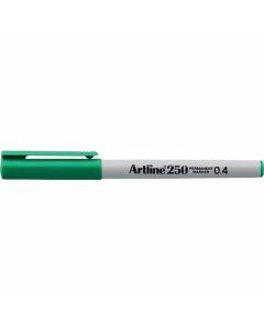 ปากกาเคมี Artline 250 (0.4mm) หัวเข็ม Green