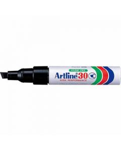 ปากกาเคมี Artline 30 (2.0 - 5.0mm) หัวตัด Black