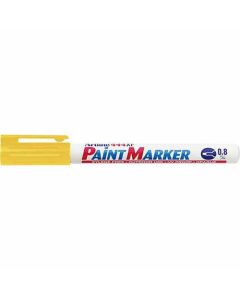 ปากกาเพ้นท์ Artline 444XF (0.8mm) หัวกลม Yellow