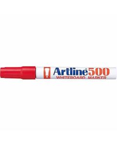 ปากกาไวท์บอร์ด Artline 500 (2.0mm) หัวกลม Red