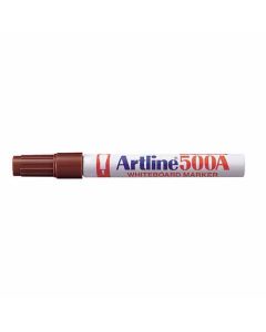 ปากกาไวท์บอร์ด Artline 500A (2.0mm) หัวกลม Brown