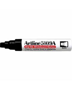 ปากกาไวท์บอร์ด Artline 5109A (10.0mm) หัวตัด Black