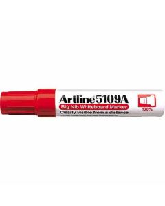 ปากกาไวท์บอร์ด Artline 5109A (10.0mm) หัวตัด Red