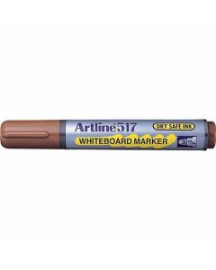 ปากกาไวท์บอร์ด Artline 517 (3.0mm) หัวกลม Brown