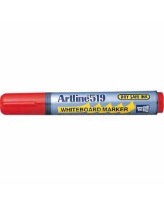 ปากกาไวท์บอร์ด Artline 519 (2.0 - 5.0mm) หัวตัด Red