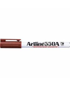 ปากกาไวท์บอร์ด Artline 550A (1.2mm) หัวกลม Brown