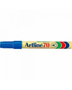 ปากกาเคมี Artline 70 (1.5mm) หัวกลม Blue