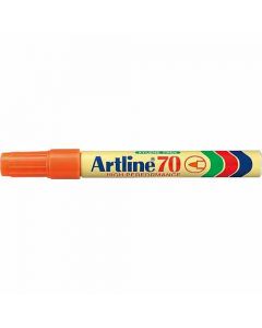 ปากกาเคมี Artline 70 (1.5mm) หัวกลม Orange