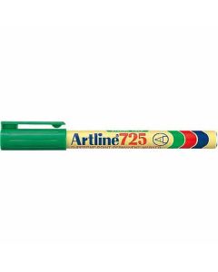 ปากกาเคมี Artline 725 (0.4mm) Green