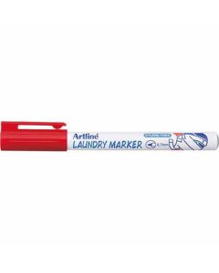 Laundry Marker Artline EK-750 (0.7mm) หัวกลม Red