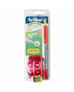 Golf Master Marker Artline EK-841TG (0.4mm & 1.0mm) 2 หัว Red