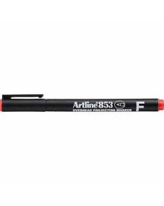 ปากกาเขียนแผ่นใส Artline EK-853N (0.5mm) Red