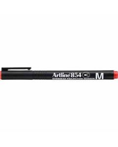 ปากกาเขียนแผ่นใส Artline EK-854N (1.0mm) Red