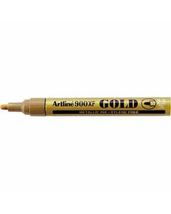 ปากกามากเกอร์สีเมทัลลิค Artline 900XF (2.3mm) หัวกลม Gold