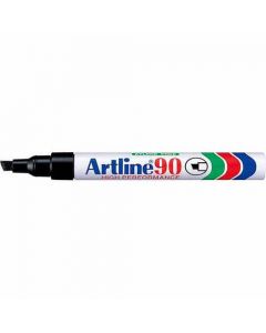 ปากกาเคมี Artline 90 (2.0 - 5.0mm) หัวตัด Black