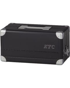 กล่องเครื่องมือเหล็ก สองชั้น D.PAT. 430 x 225 x 225 Black