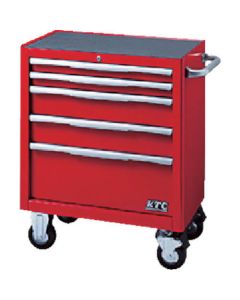 ตู้เก็บเครื่องมือช่างมีล้อ 5 ชั้น 5 ลิ้นชัก 740 x 470 x 910 Red