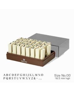 เอ็นด์เล็สแสตมป์ ชุดอักษรอังกฤษ 30 ตัว #00 (16.5mm)