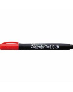 ปากกาคอแร้ง Artline SUPREME 1.0 Flat Nib RED