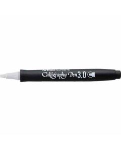 ปากกาคอแร้ง Artline SUPREME 3.0 Flat Nib WHITE