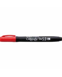 ปากกาคอแร้ง Artline SUPREME 5.0 Flat Nib RED