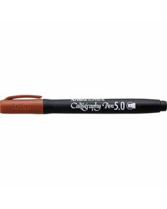 ปากกาคอแร้ง Artline SUPREME 5.0 Flat Nib SEPIA