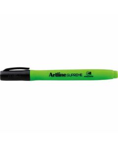 ปากกาไฮไลท์ Artline SUPREME (1.5mm) หัวกลม FLUORO GREEN