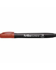 ปากกาเคมี Artline SUPREME (1.0mm) หัวกลม BROWN