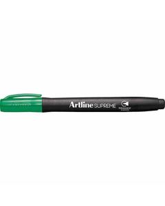 ปากกาเคมี Artline SUPREME (1.0mm) หัวกลม GREEN