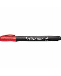 ปากกาเคมี Artline SUPREME (1.0mm) หัวกลม RED