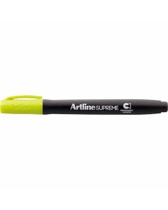 ปากกาเคมี Artline SUPREME (1.0 - 4.0mm) หัวตัด BLUISH YELLOW