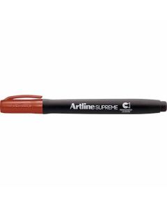 ปากกาเคมี Artline SUPREME (1.0 - 4.0mm) หัวตัด BROWN