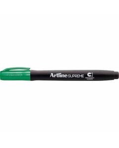 ปากกาเคมี Artline SUPREME (1.0 - 4.0mm) หัวตัด GREEN