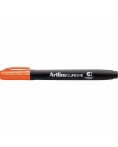 ปากกาเคมี Artline SUPREME (1.0 - 4.0mm) หัวตัด ORANGE