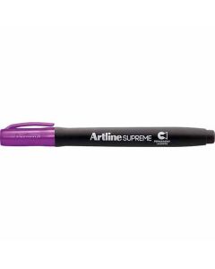 ปากกาเคมี Artline SUPREME (1.0 - 4.0mm) หัวตัด PURPLE