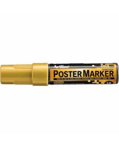 Artline POSTER MARKER 12 (12.0mm) หัวกลม GOLD