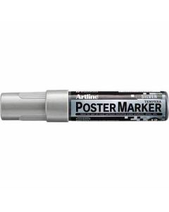 Artline POSTER MARKER 12 (12.0mm) หัวกลม SILVER