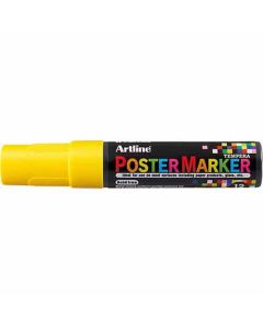 Artline POSTER MARKER 12 (12.0mm) หัวกลม YELLOW