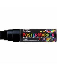 Artline POSTER MARKER 20 (20.0mm) หัวกลม BLACK