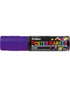 Artline POSTER MARKER 20 (20.0mm) หัวกลม PURPLE