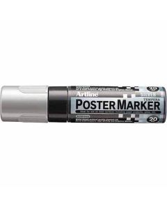 Artline POSTER MARKER 20 (20.0mm) หัวกลม SILVER