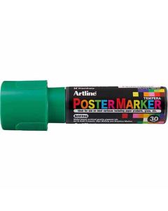 Artline POSTER MARKER 30 (30.0mm) หัวกลม GREEN