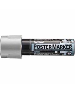 Artline POSTER MARKER 30 (30.0mm) หัวกลม SILVER