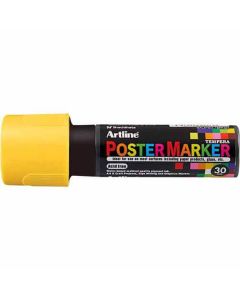 Artline POSTER MARKER 30 (30.0mm) หัวกลม YELLOW