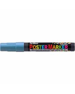 Artline POSTER MARKER 4 (4.0mm) หัวกลม METALLIC BLUE