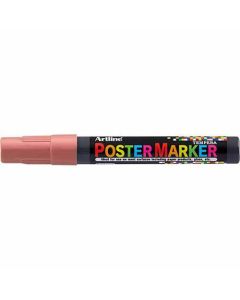 Artline POSTER MARKER 4 (4.0mm) หัวกลม METALLIC RED